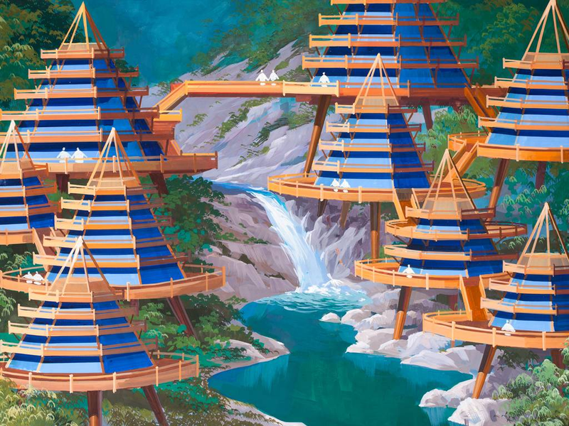 Illustration for article titled How North Korean Architects Imagine the Future of Cities